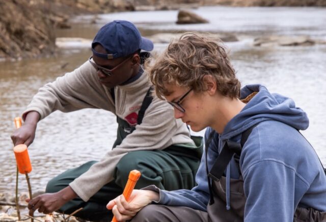 students live staking by the banks of the swannanoa river